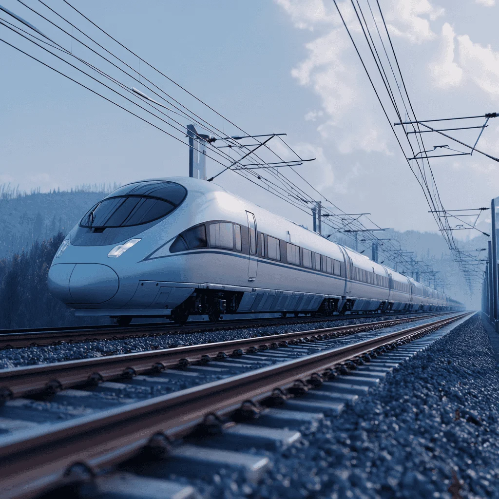 Futuristic vehicle design concept on a digital display